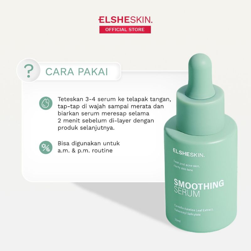 (GOSEND/COD) ELSHESKIN RADIANT SUPPLE SERUM BRIGHTENING ALPHA ARBUTIN - ELSHESKIN SMOOTHING SERUM / ACNE SERUM