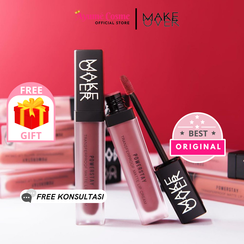 AYUME || Make Over Powerstay Transferproof Matte Lip Cream | MakeOver Powerstay Transferproof Matte 