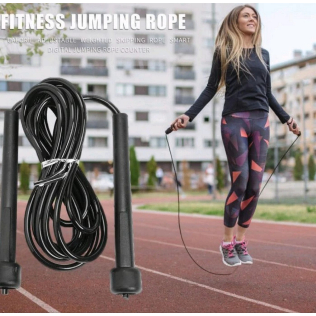 Model Baru Tali Skipping Jump Rope PVC Rubber Olahraga Fitness