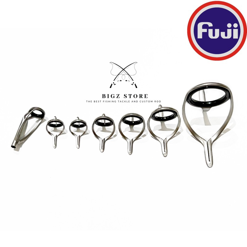 RING GUIDE FUJI SPINNING KAKI 2 SET 7 PCS ORIGINAL CCMNOG TOP CCFOT 8x28 8 10 12 16 20 25 PARTS BAHA