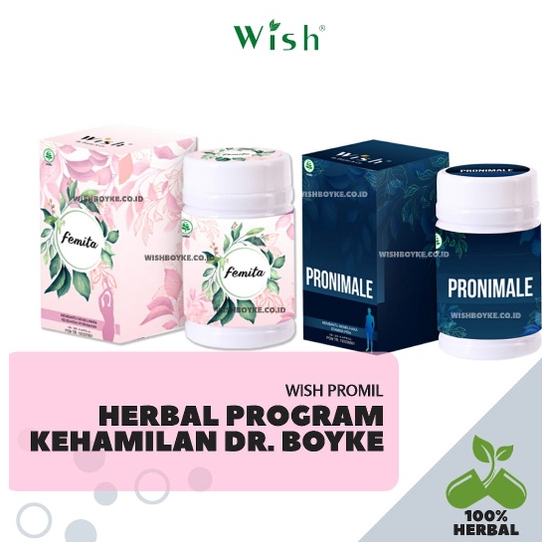 PAKET PROMIL PRONIMALE & FEMMITA WISH ORIGINAL Dr BOYKE | Obat Hamil |