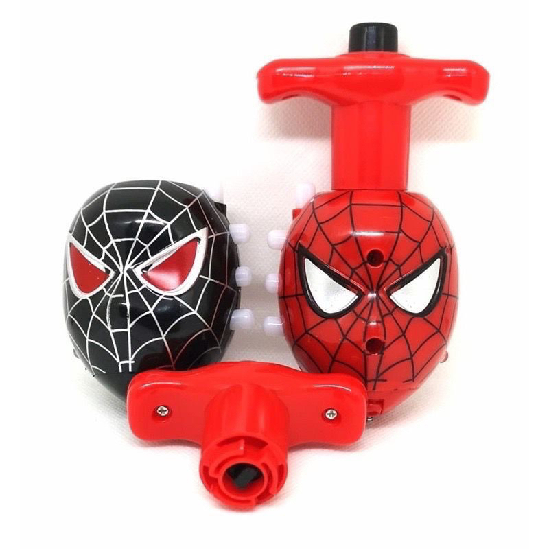 Mainan Anak Gangsing Karakter Lampu dan Suara