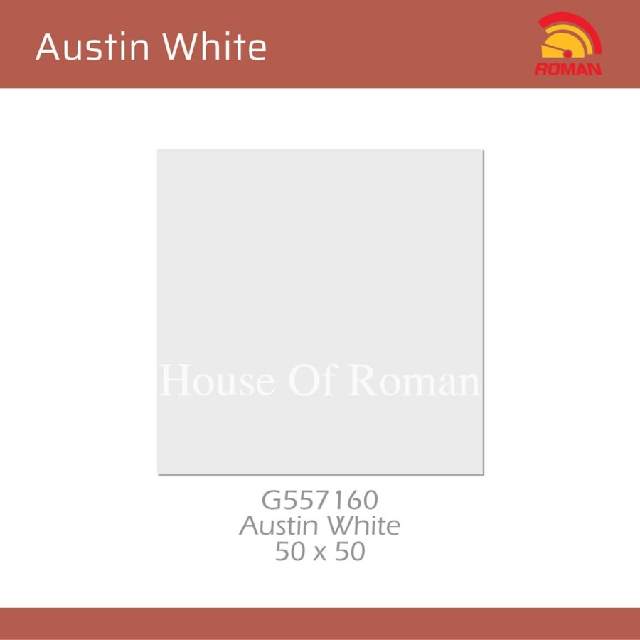 ROMAN KERAMIK AUSTIN WHITE 50X50 G557160 (ROMAN HOUSE OF ROMAN)