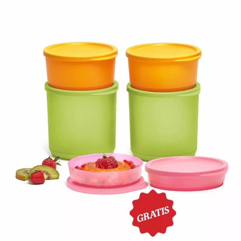 Tropical Round Tupperware