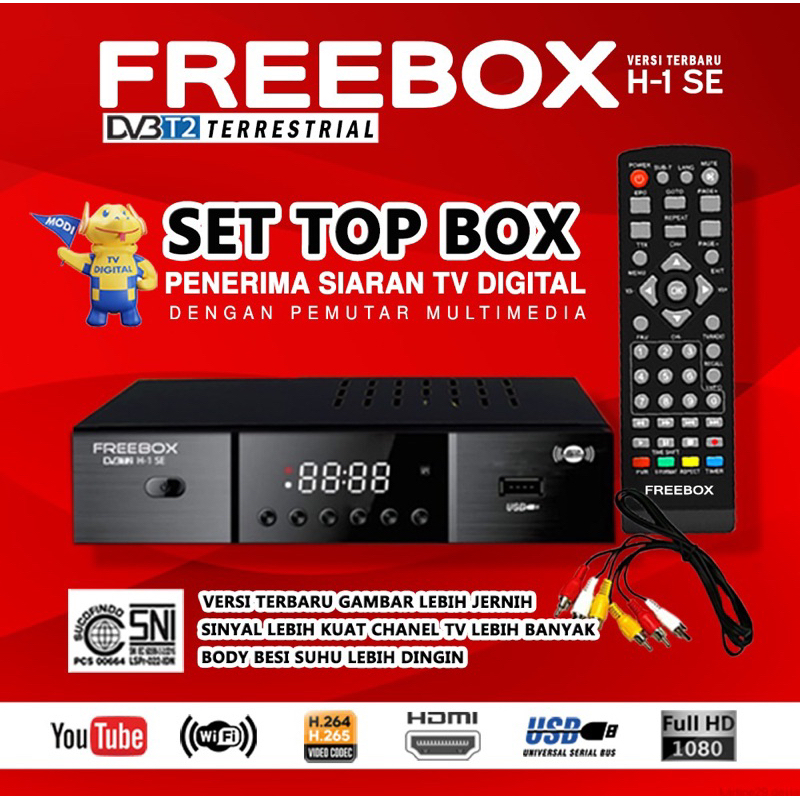 GROSIR STB FREEBOX H1 HUANGMI SPESIAL EDITION BODY METAL