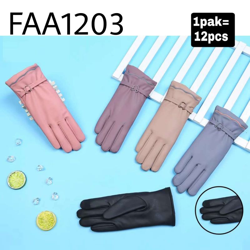 sarung tangan wanita touch screen fashion tebal. FAA. 1203