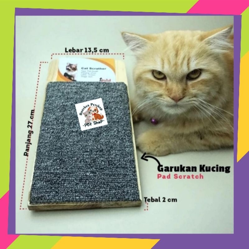 Cakaran Kucing Garukan Kucing Murah Kayu - Scratching Cat kayu