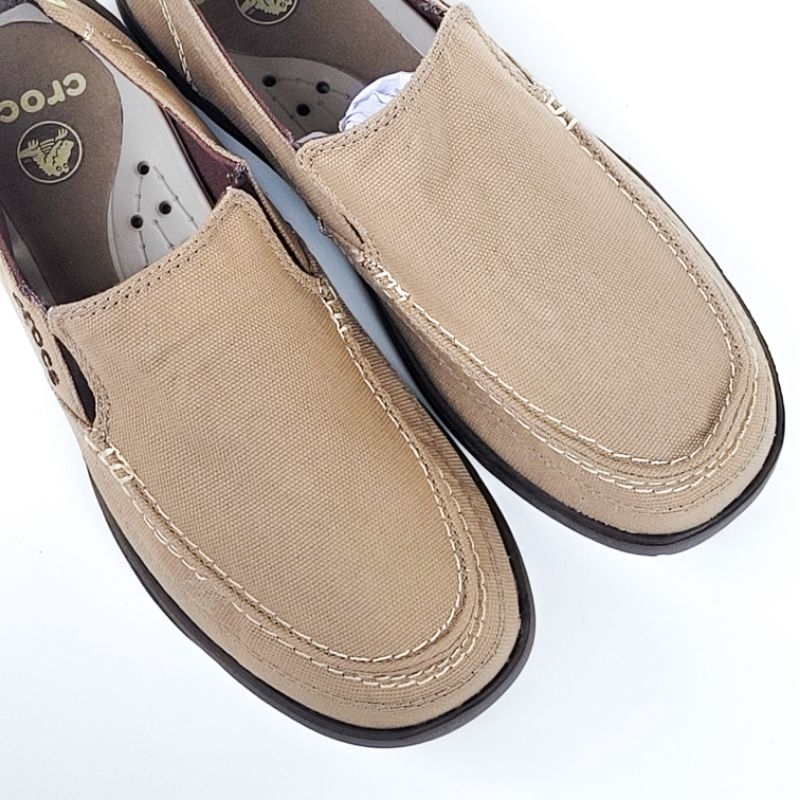 Crocs Walu Slip On Man Sepatu Pria Best Seller Selop Classic Canvas Suede