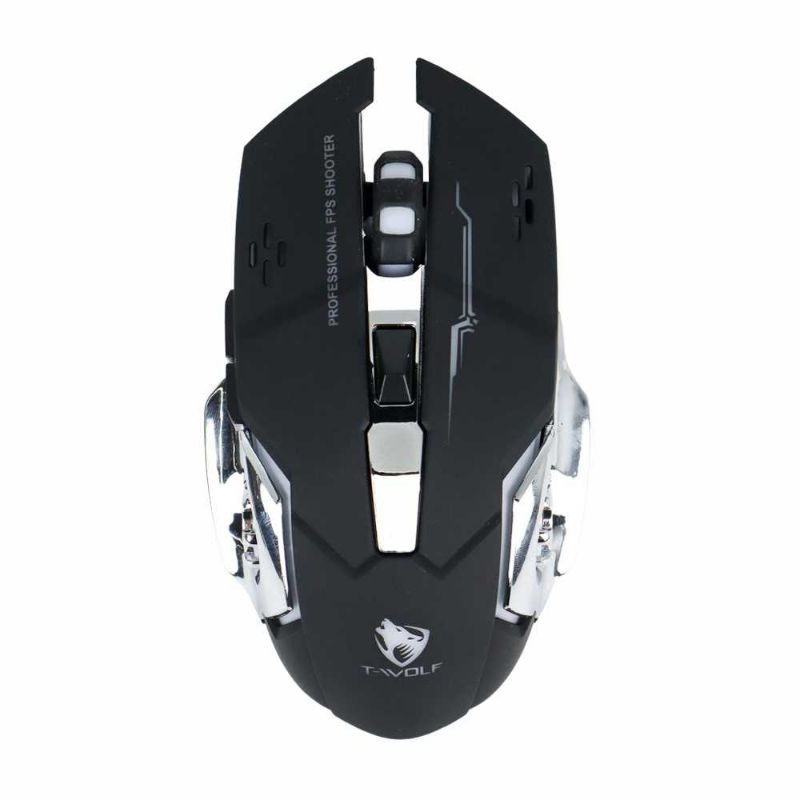 T-Wolf Wireless Gaming Mouse LED Light 2400 DPI
