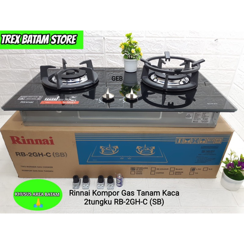 RINNAI RB-2GH-C KOMPOR GAS TANAM (BATAM)