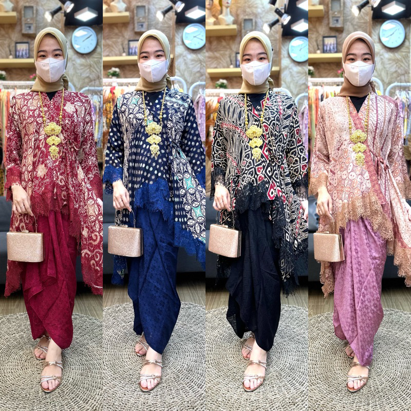 SET ROK BATIK VISCOSE GIES KIMONO B