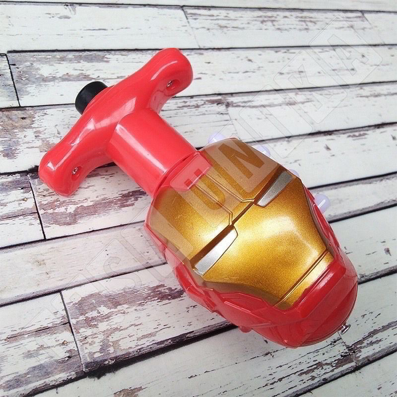 Mainan Anak Gangsing Karakter Lampu dan Suara