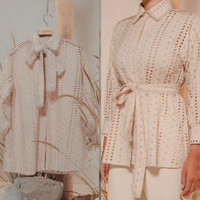 AMYRA SHIRT CREAM || ALEZA LABEL