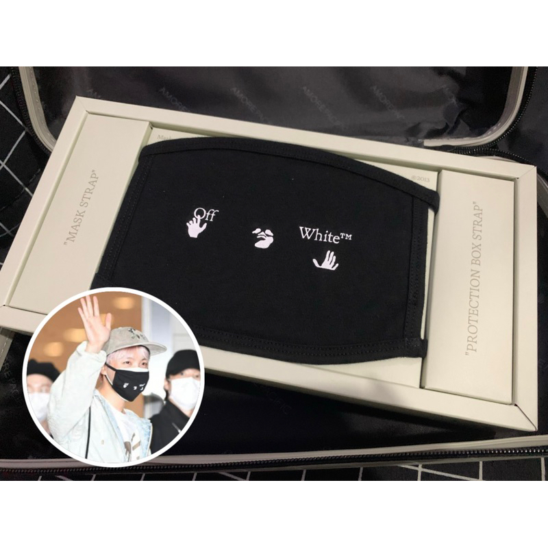 J Hope BTS Off White x Amore Pacific Face Mask [original]