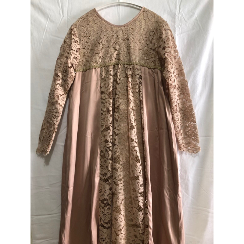 PL Dress Gaun Pesta Bridesmaid full Brokat Coksu