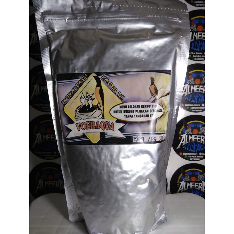 AQUA PAKAN LOLOHAN ANAKAN BURUNG MURAI, KACER, WAMBI dll 220g
