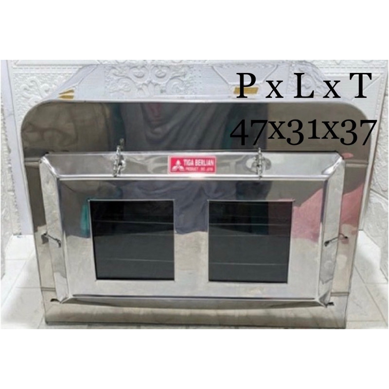 OVEN TANGKRING KOMPOR MANUAL KACA DOBEL FULL STAINLISH