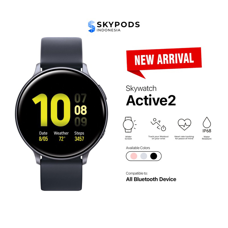 [NEW RELEASE] Sky Watch Active 2 Bluetooth Smartwatch for IOS & Android Full Touch Screen Phone Call