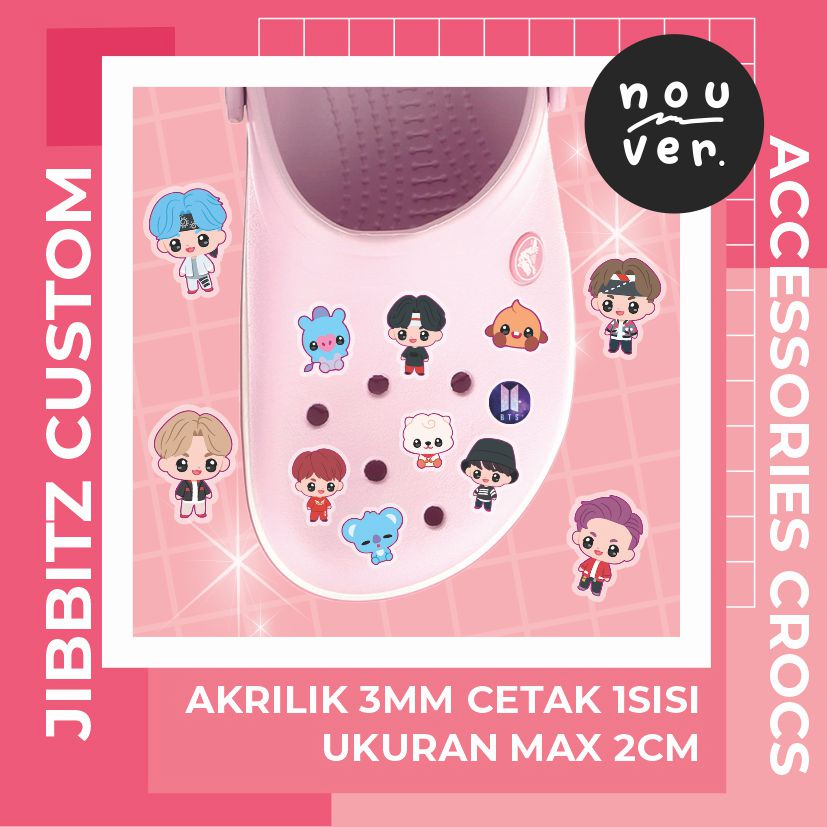 Jual JIBBITZ CROCS CUSTOM AKRILIK Shopee Indonesia