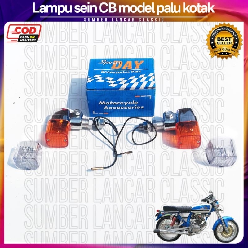lampu sein riting cb model palu kotak