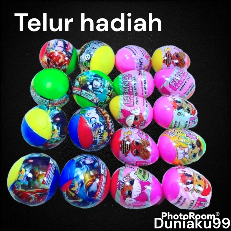 mainan egg telur suprise / hadiah / telur surprise / telur hadiah / lol surprise / lol suprise