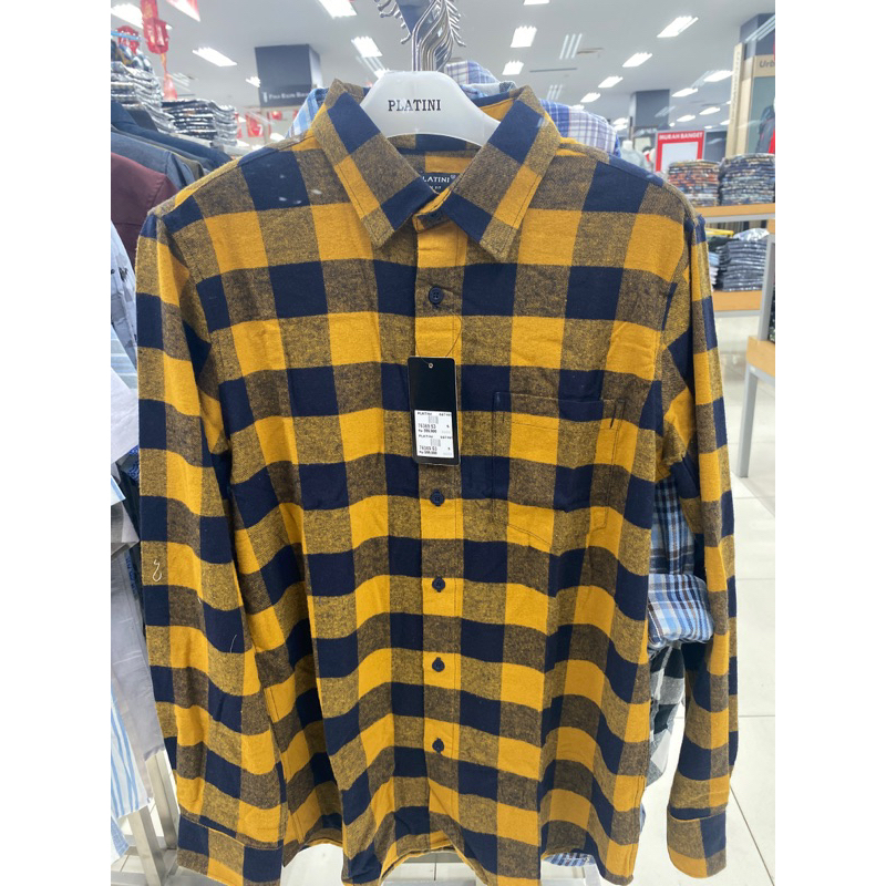 Kemeja Flanel Platini