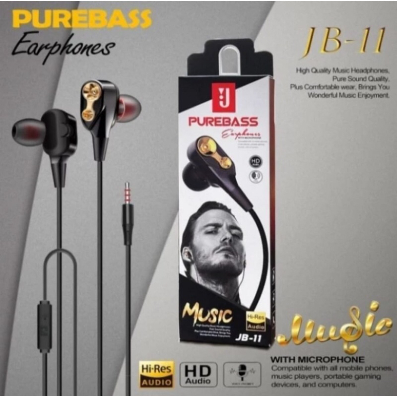 Earphone Jbl JB-11 Pure Bass