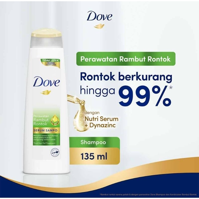 DOVE Serum Shampoo | DOVE Conditioner / Kondisioner Perawatan Rambut