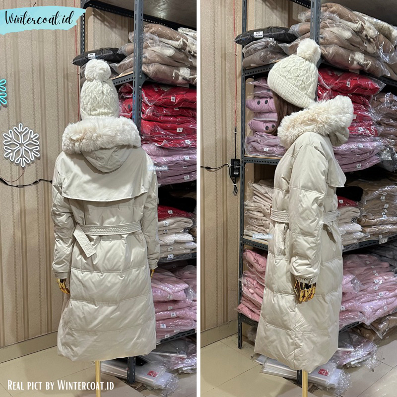 Long winter coat lyodra padding down jaket wanita musim dingin unisex hangat import padded jacket woman gunung panjang