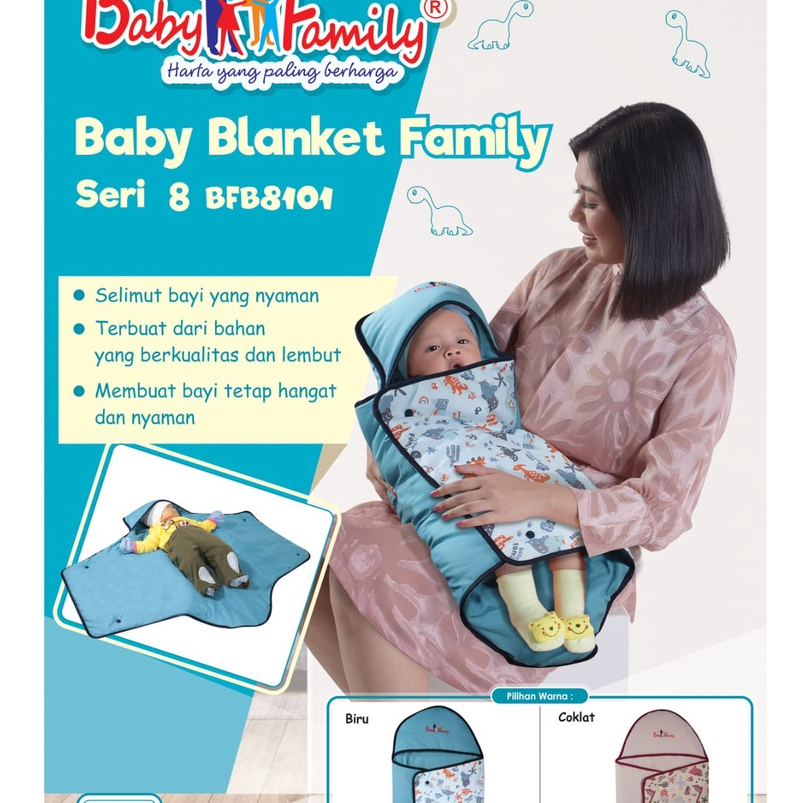 BABY FAMILY BLANKET BAYI SERI 8 BFB8101