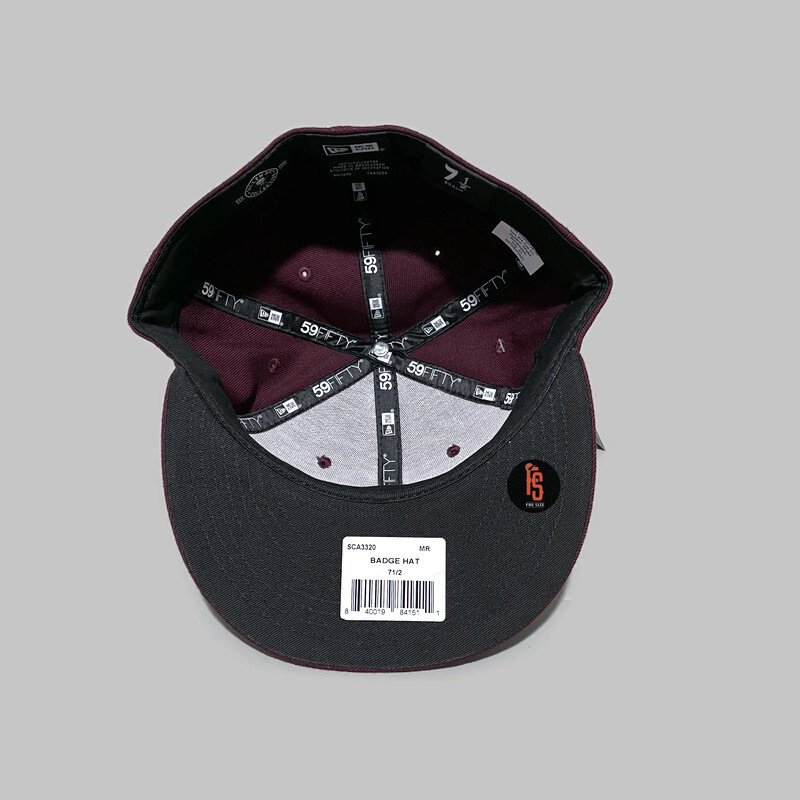 TOPI NEW ERA ORIGINAL 5950 SULLEN BADGE MAROON