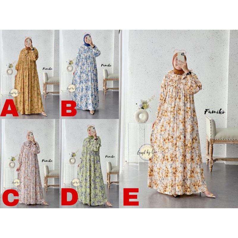 ORIGINAL GAGIL DRESS PREMIUM FUMIKA/FUMIKO PREMIUM ORIGINAL GAGIL FASHION BY OVA/VALORA