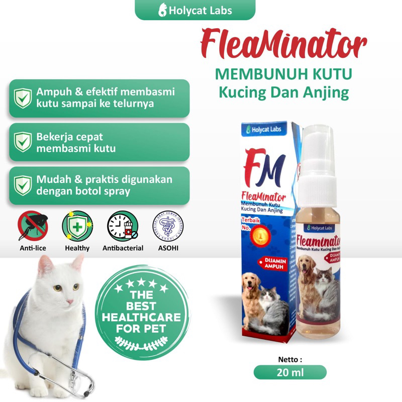 obat kutu hewan fleaminator