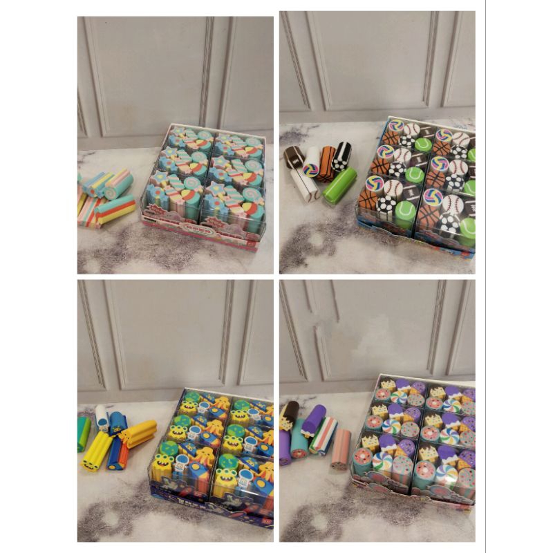 

PENGHAPUS KARET QIHAO MOTIF. 1 PAK ISI 6 pcs//PENGHAPUS UNIK