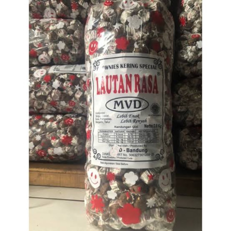 

1 BAL @2.8 KG BROWNIES KERING COKLAT (RIVINSNACK)