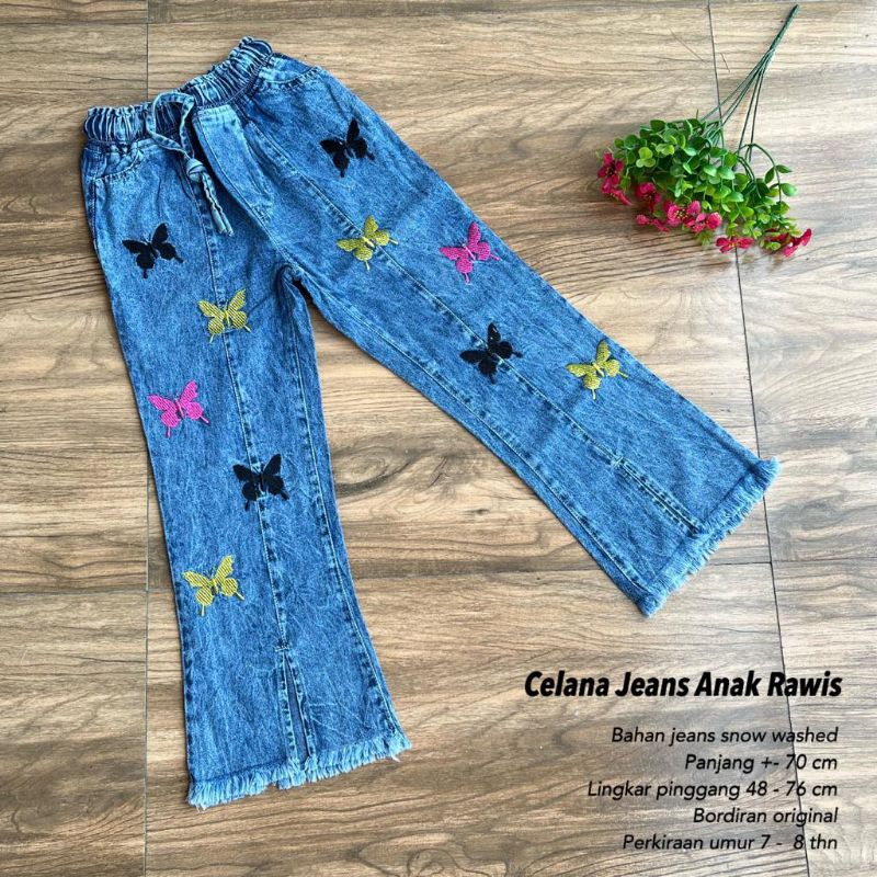 Celana Jeans CutBray Anak BORDIR //JF5056