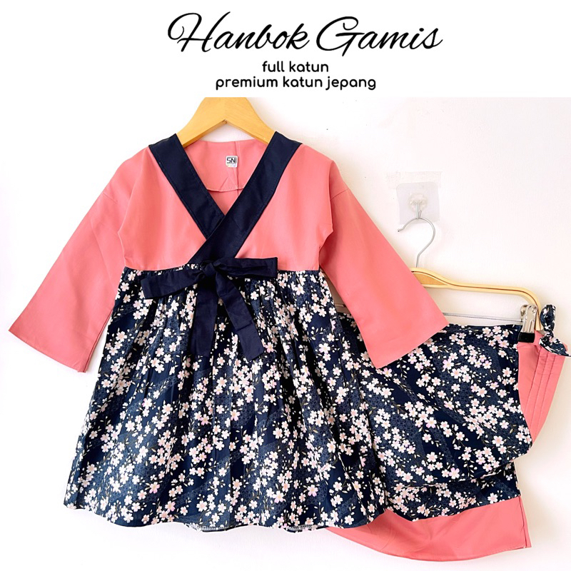 HANBOK GAMIS / ALAYA / MAHIRA B Setelan Gamis Baju Muslim Hijab Lucu Fashion Anak Bayi Perempuan Cewek Terlaris Terbaru