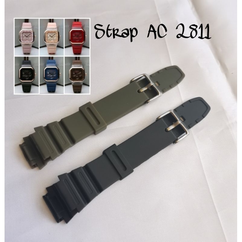 Strap Tali Jam Tangan Alexandre Christie 2811 strap ac 2811 pas dan BS lgsg dipakai