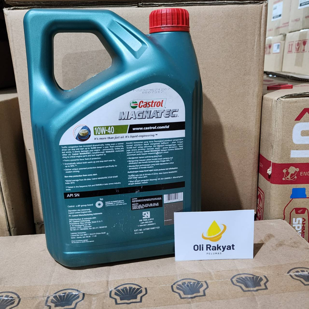 OLI CASTROL MAGNATEC SAE 10W-40 4L | 4 Liter