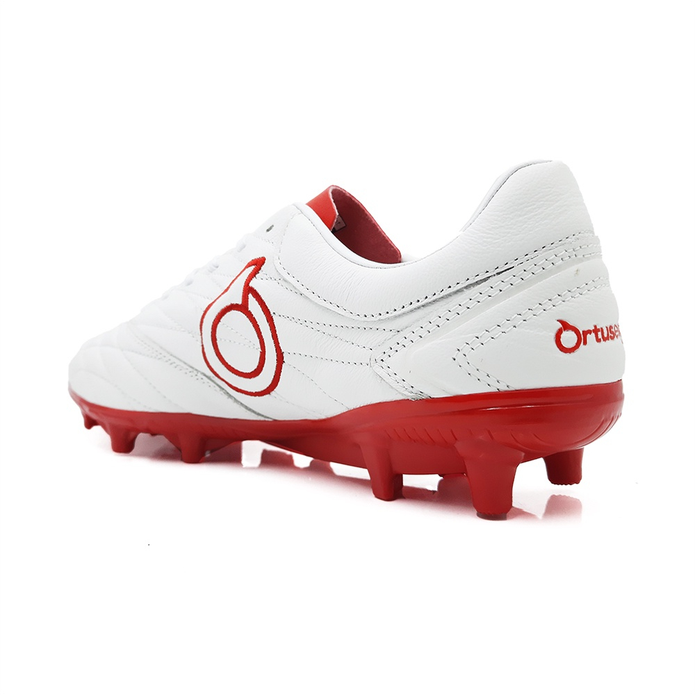 SEPATU BOLA ORTUSEIGHT EL TIBURON V2 FG - WHITE ORTRED