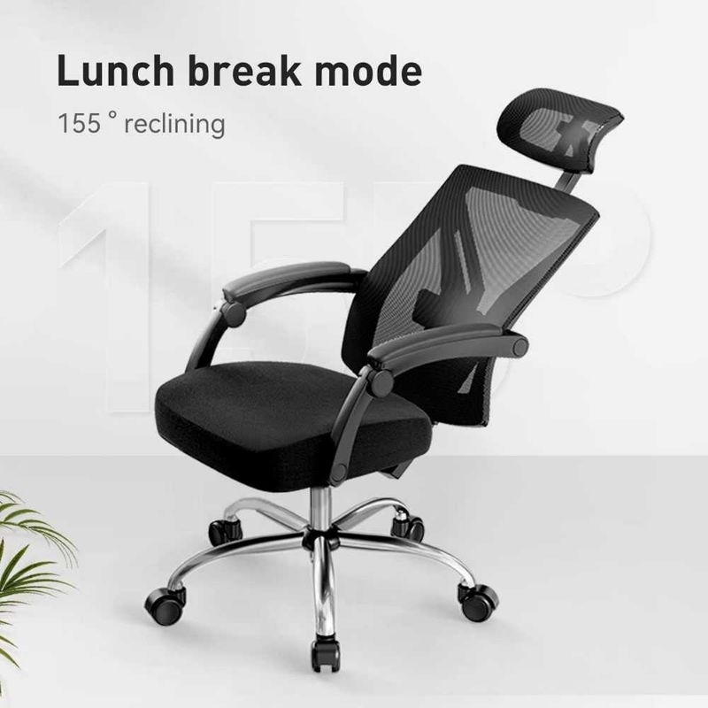 HBADA Kursi Kantor Mesh Office Chair Lumbar Support - HDNY115BG-CB