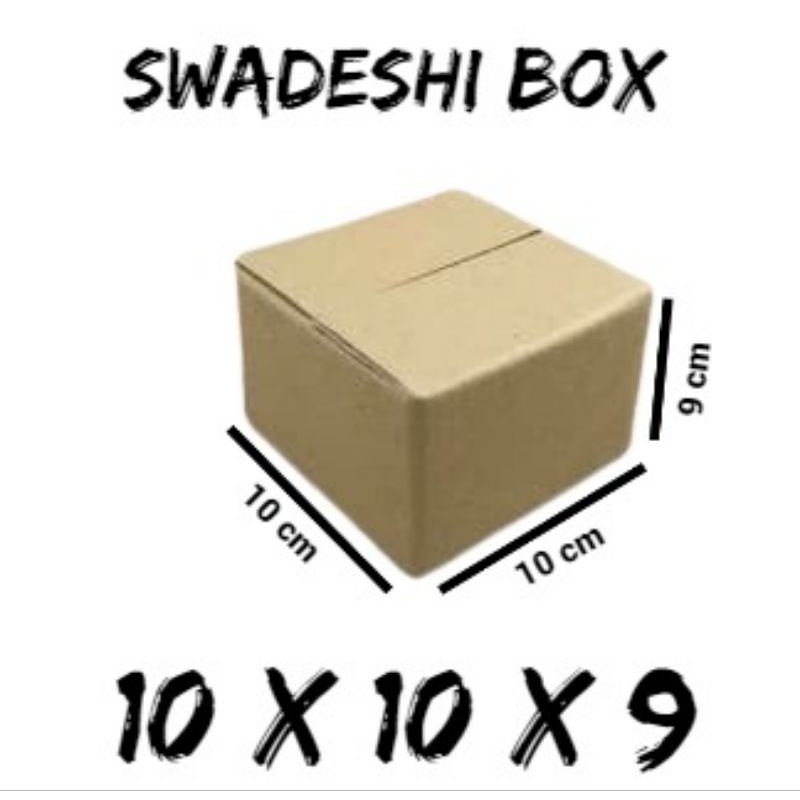 

kardus/karton/box uk. 10x10x9 cm untuk packing singlewall polos