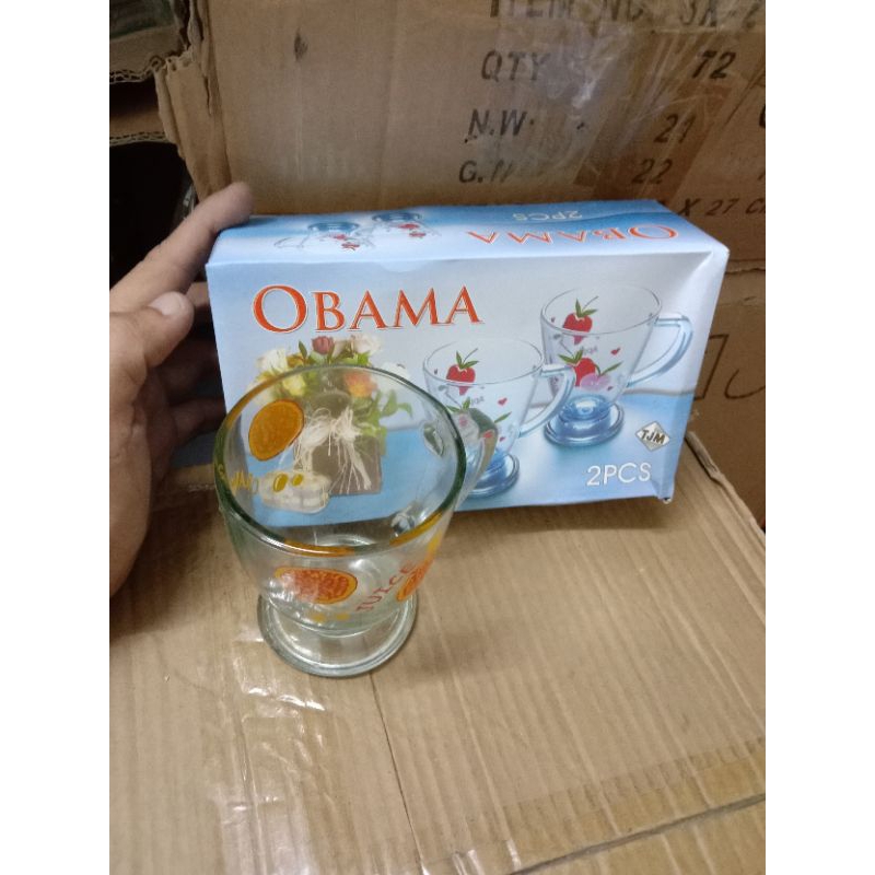 GELAS KOTAK OBAMA & GELAS KOTAK SOCCER