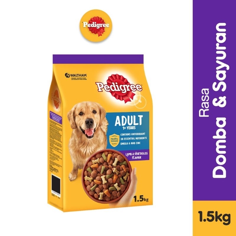 PEDIGREE Adult Lamb &amp; Vegelables Flavour 1,5kg freshpack
