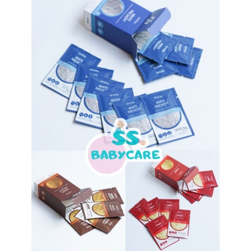 

Crystal of The Sea Food Powder Sachet White Anchovy Powder Brown Anchovy Powder Shrimp Powder / Bubuk Ikan Teri Nasi Bubuk Ikan Teri Jengki Bubuk Udang Rebon
