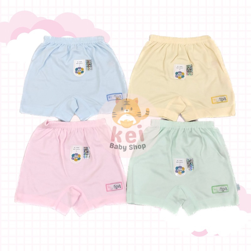 Celana Pendek Bayi Anak Polos Warna Nova - Celana Pendek Anak Nova