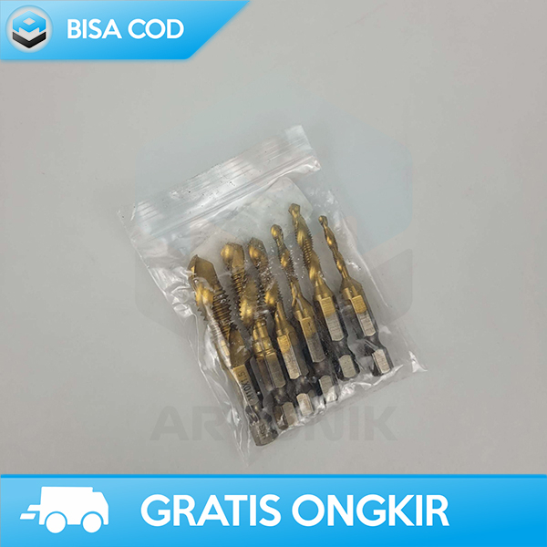 MATA BOR COUNTERSINK BERKUALITAS DRILL BIT TIDAK MUDAH PATAH ISI 6 PCS