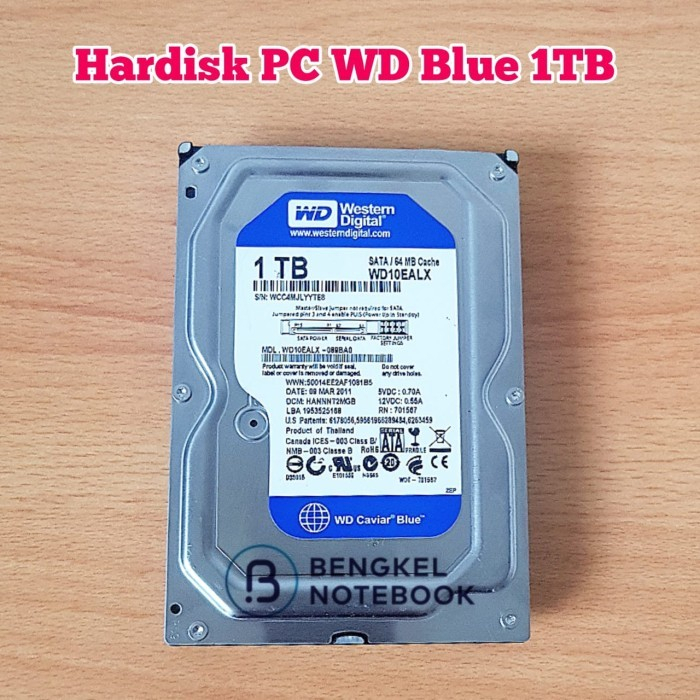 Hardisk PC 1TB SATA WD Blue 3.5&quot;