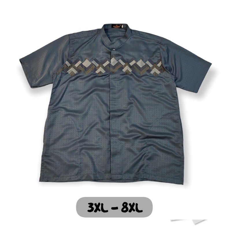 Baju Koko SUPER JUMBO Koko BIGSIZE lengan pendek 3XL 4XL 5XL 6XL