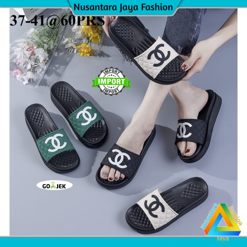 Sandal Fashion Wanita Kekinian - Sandal WEDGES Wanita HYS 2258